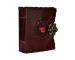 Handmade Leather Journal God's Eye Book Of Shadows Red Stone Wicca Diary Diary